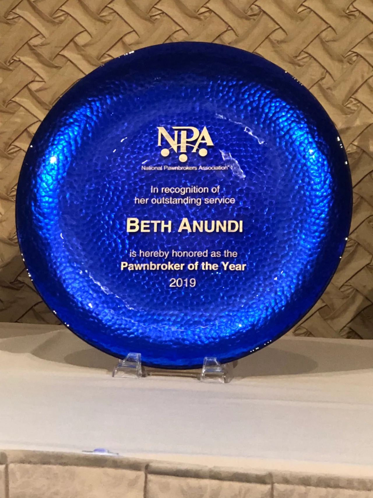 Capital Pawn’s Beth Anundi Named NPA Pawnbroker of the Year